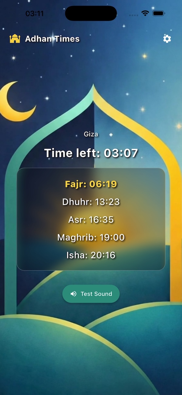 Adhan Time
